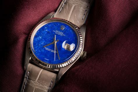 rolex datejust lapis lazuli|rolex black marble dials.